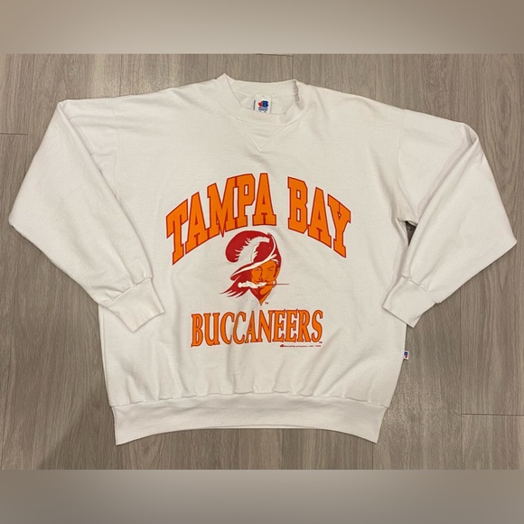 Vintage Tampa Bay Buccaneers Sweatshirt Crewneck Size XL NFL Made In Canada 1993 - Picture 1 of 9